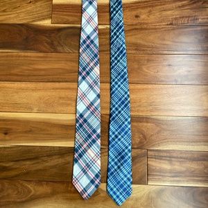 Nordstrom & Tommy Hilfiger Men's Plaid Ties Lot of 2 Tie